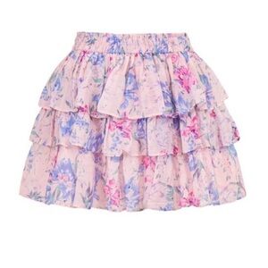 Love Shack Fancy, Brynlee Skirt in Whispering Lilac